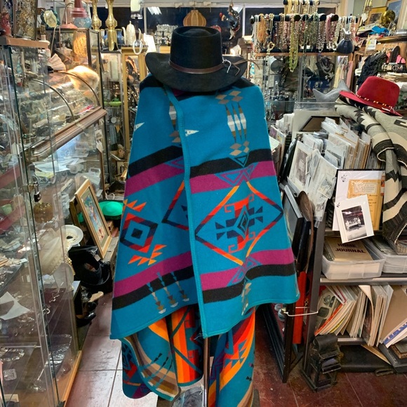 Vintage double sided Pendleton blanket - Picture 4 of 8